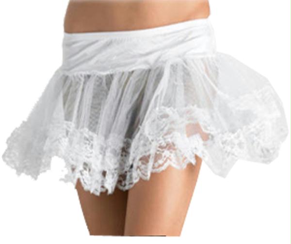Picture of MorrisCostumes UA8999 Petticoat White Lace Bottom