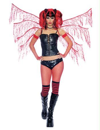 Picture of MorrisCostumes MR155043 Dark Nymph Wings - Red