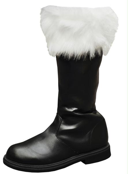 Picture of MorrisCostumes HA159MD Santa Boot With White Synthetic Fur Cuff- 10-11