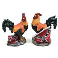 IWGAC 0111-10105 Stars & Bars Rooster Set Of 2 IWGAC 0111-10105 Stars & Bars Rooster Set Of 2