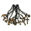IWGAC 0126-2946 Bone Necklace Bull Cross Set of 12 IWGAC 0126-2946 Bone Necklace Bull Cross Set of 12