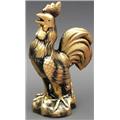 IWGAC 01-33935 12 In. Bronze Ceramic Rooster IWGAC 01-33935 12 In. Bronze Ceramic Rooster