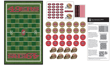 41454 San Francisco 49Ers Checkers Puzzle