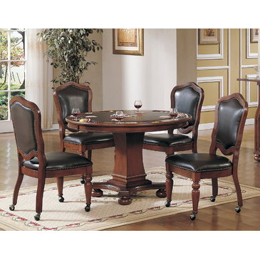 5 Piece Bellagio Dining and Game Table Set