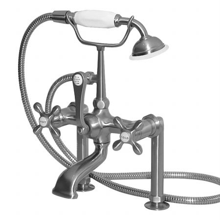 American Bath Factory F100A-SN F100A Deck Mount Faucet