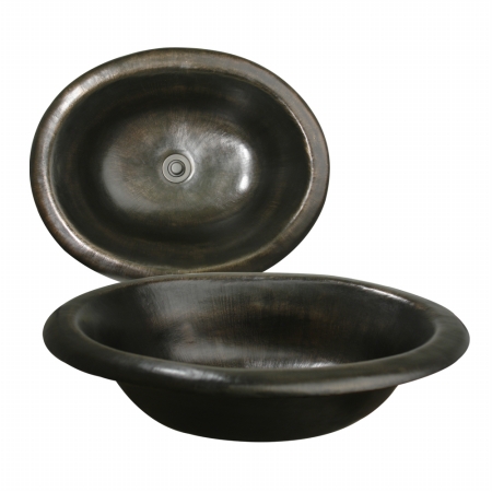 Picture of American Bath Factory M4-3030-OB Madrid Drop-In Bowl In Old World Bronze