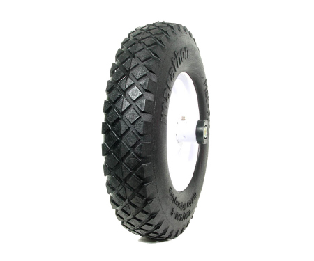 Picture of Marathon Tire M29G00047 Flat Free Turf Tread Wheelbarrow Tire