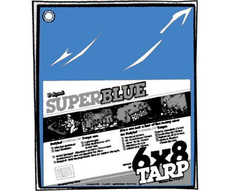 Seventh Generation S56GM12X16 Tarps Heavy-Duty UVI Tarps, 12 x 16 ft. Blue