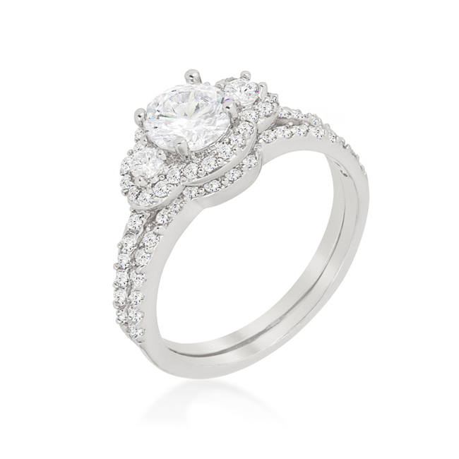 Picture of Kate Bissett R08374R-C01-08 Fancy Wedding Set - Size 8