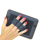Picture of LAZY-HANDS 201340 Heavy-Duty 3-Loop Grip  1 Grip For Readers &amp; Mini Tablets - XL  Black