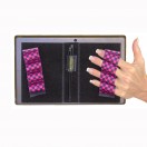 201467 Microsoft Surface Tablet & Stylus Grips - Xl  Black / Pink Checkers