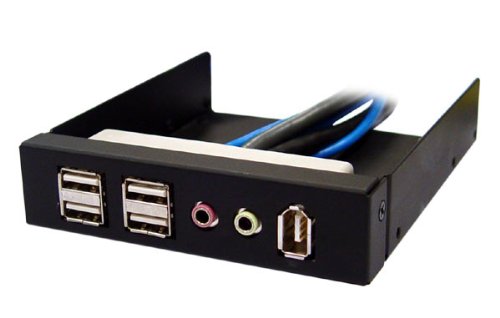 3.5 in. USB-Audio Front Panel, Black