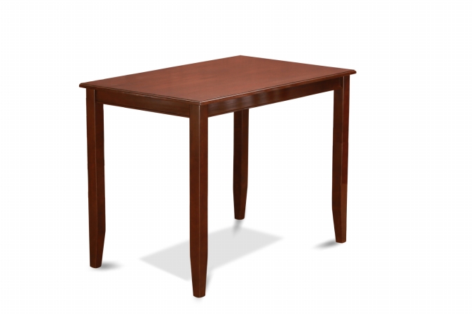 Picture of East West Furniture BUT-MAH-T Buckland Counter Height Rectangular Table 30 In. X 48 In. In Mahogany Finish