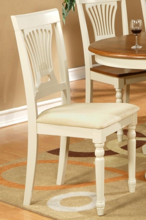 Set Of 2 Plainville Chair Cushioned Seat- Buttermilk