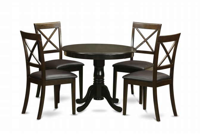 5 Piece Kitchen Nook Dining Set-Kitchen Table Plus 4 Chairs For Dining Room