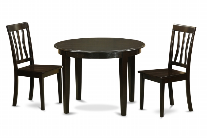 3 Piece Kitchen Nook Dining Set-Kitchen Table and 2 Dinette Chairs