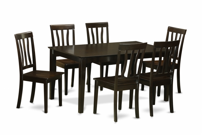 7 Piece Kitchen Table Set- Kitchen Table and 6 Dining Chairs