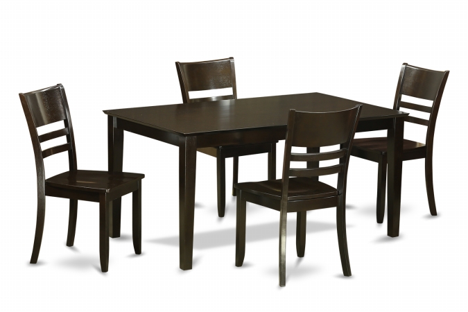 5 Piece Dining Room Set-Kitchen Table and 4 Dining Chairs