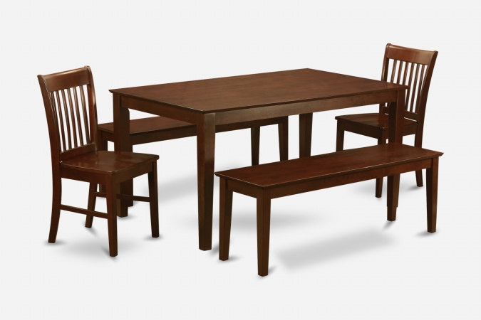 5 Piece Kitchen Table Set-Dinette Table and 4 Kitchen Chairs