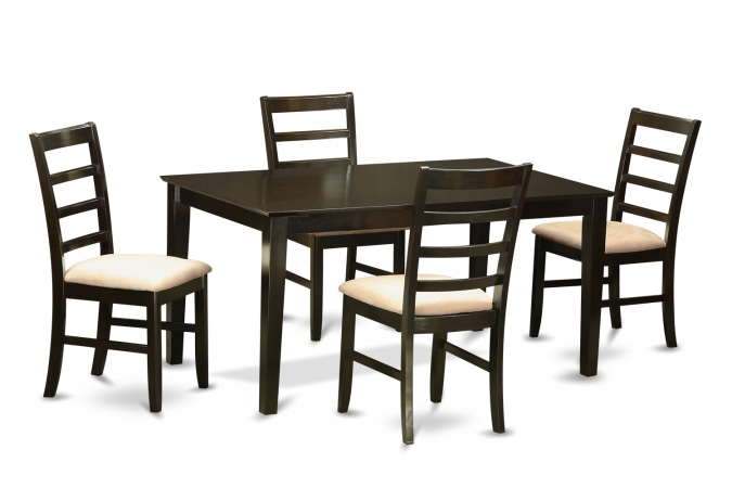 5 Piece Dining Table Set For 4- Dining Table and 4 Dining Chairs