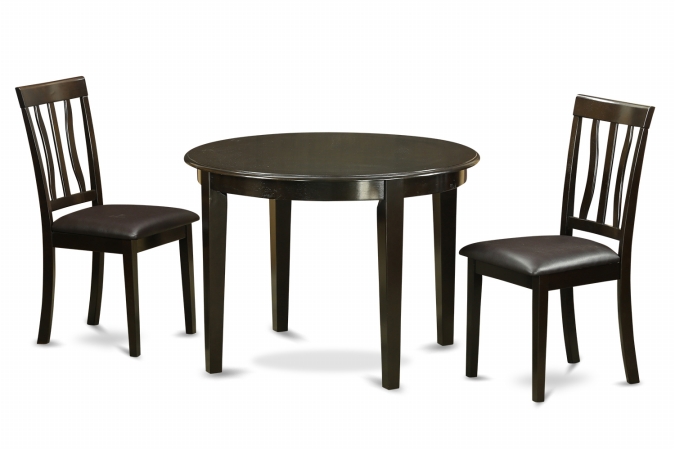 3 Piece Small Kitchen Table and Chairsset-Dining Table and 2 Dinette Chairs