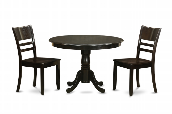 3 Piece Small Kitchen Table and Chairs Set-Kitchen Table and 2 Kitchen Chairs