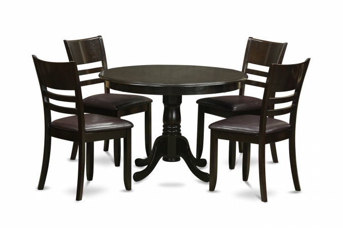 5 Piece Small Kitchen Table and Chairs Set-Dining Table and 4 Dinette Chairs