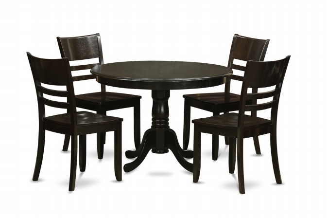 5 Piece Small Kitchen Table and Chairs Set-Dining Table and 4 Dinette Chairs