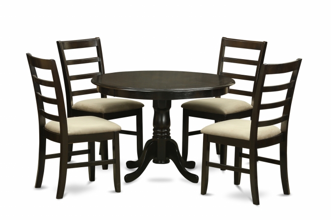 HLPF5-CAP-C 5 Piece Small Kitchen Table Set-Dining Table and 4 Kitchen Chairs