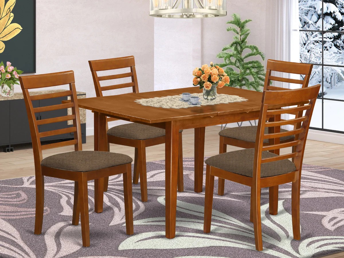 5 Piece Small Kitchen Table Set
