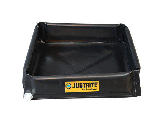 Justrite 28446 Mini-Berm Flex Tray, Cap. 70 Gals.