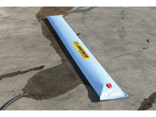 Justrite 28452 Water Filled Boom Diverter, 10 Ft. L x 9 In. W