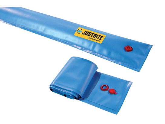 Justrite Water Filled Boom, 25 Ft. L x 9 In. W