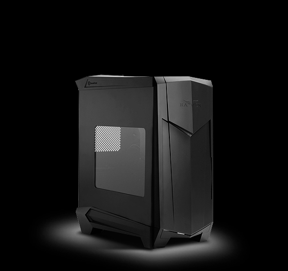 Silver Stone Raven 5 Full Tower Windowed Case - Black