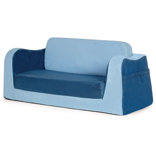PKFFLSABL Little Reader Sofa - Blue -  Pkolino