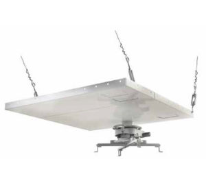 Picture of Peerless Industries PRGS-455 Lightweight Suspended Ceiling Plywood with PRG Pro Universal Projector Kit White