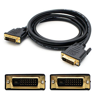 Picture of Add-onputer Peripherals- L DVID2DVIDDL10F Addon 10 f.t Dvi-d Dual Link 24 Plus 1 Pin Male To Male Black Cable