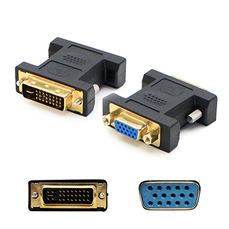 Picture of Add-onputer Peripherals- L DVII2VGAB-5PK Dvi-i 29 Pin Male To Vga Female Black Adapter- Pack Of 5