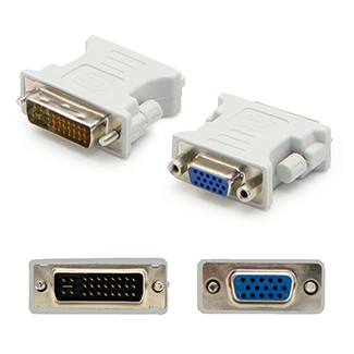 Picture of Add-onputer Peripherals- L DVII2VGAW-5PK Dvi-i 29 Pin Male To Vga Female White Adapter- Pack Of 5
