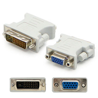Picture of Add-onputer Peripherals- L VGA2DVIW Vga Male To Dvi-i 29 Pin Female White Adapter