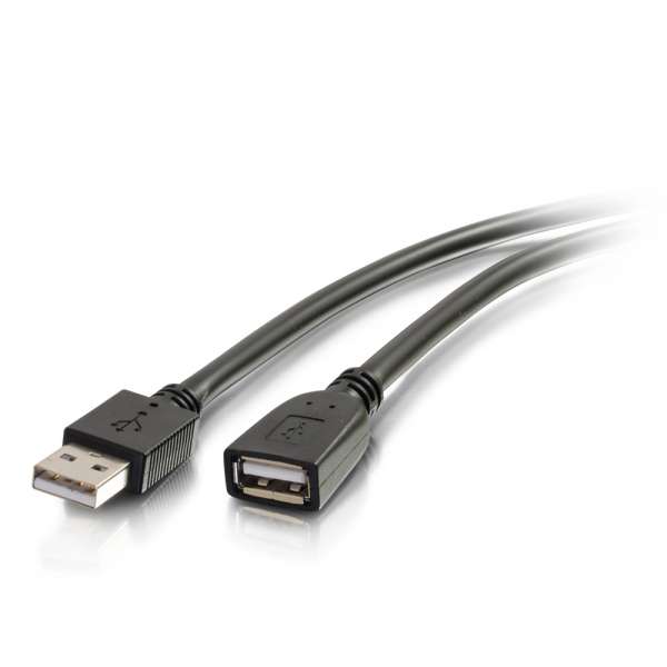 16 ft. Usb A Male To Female Active Extension Cable-plenum,cmp-rated
