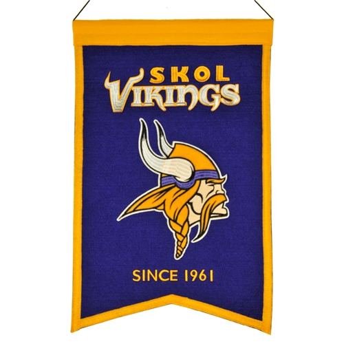WinningStreakSports 30113 Minnesota Vikings Franchise Banner