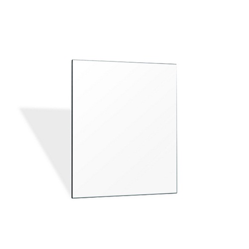 Ember Heating Panel Glass White Frameless