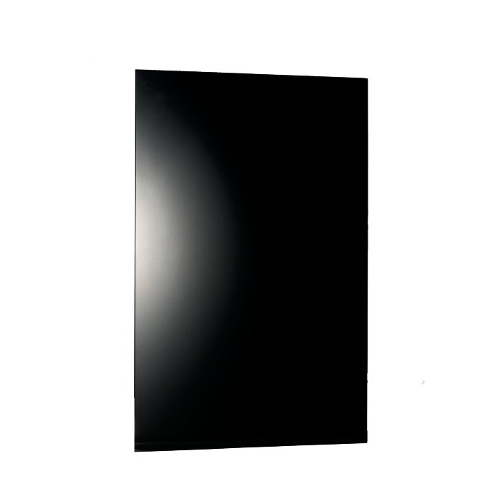 Ember Heating Panel Glass Black Frameless 120 V