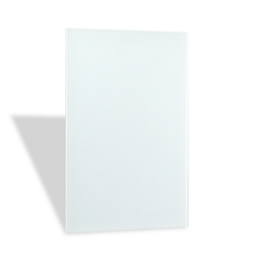 Ember Heating Panel Glass White Frameless 120 V
