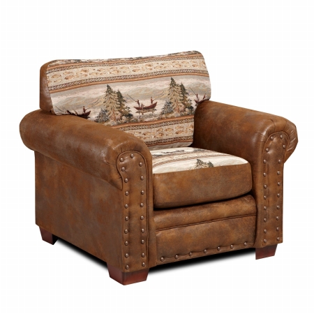Picture of American Furniture Classics 8501-60 Alpine Lodge Upholstered Chair