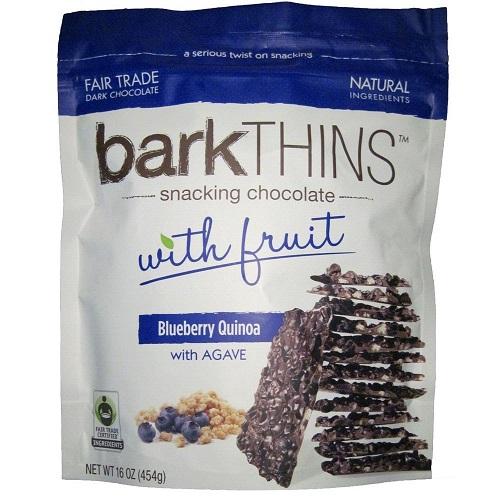 Picture of Bark Thins BPC1059839 Dark Chocolate&#44; Blueberry Quinoa&#44; 12 x 4.7 Oz.