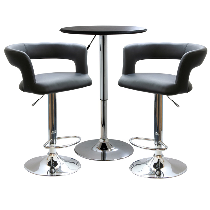 Buffalo BSSET29 AmeriHome Modern Curvey Bistro Set, 3 Piece Set