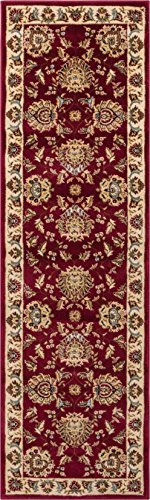 2 ft. 3 in. x 7 ft. 3 in. Timeless Abbasi Traditional Runner Area Rug - Red