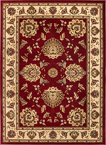 Picture of Infinity Home 36005 5 ft. 3 in. x 7 ft. 3 in. Timeless Abbasi Traditional Area Rug - Red
